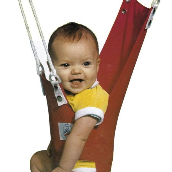 New Merry Muscles Baby Exerciser Jumper Bouncer Royal Blue - Picture 5 of 5